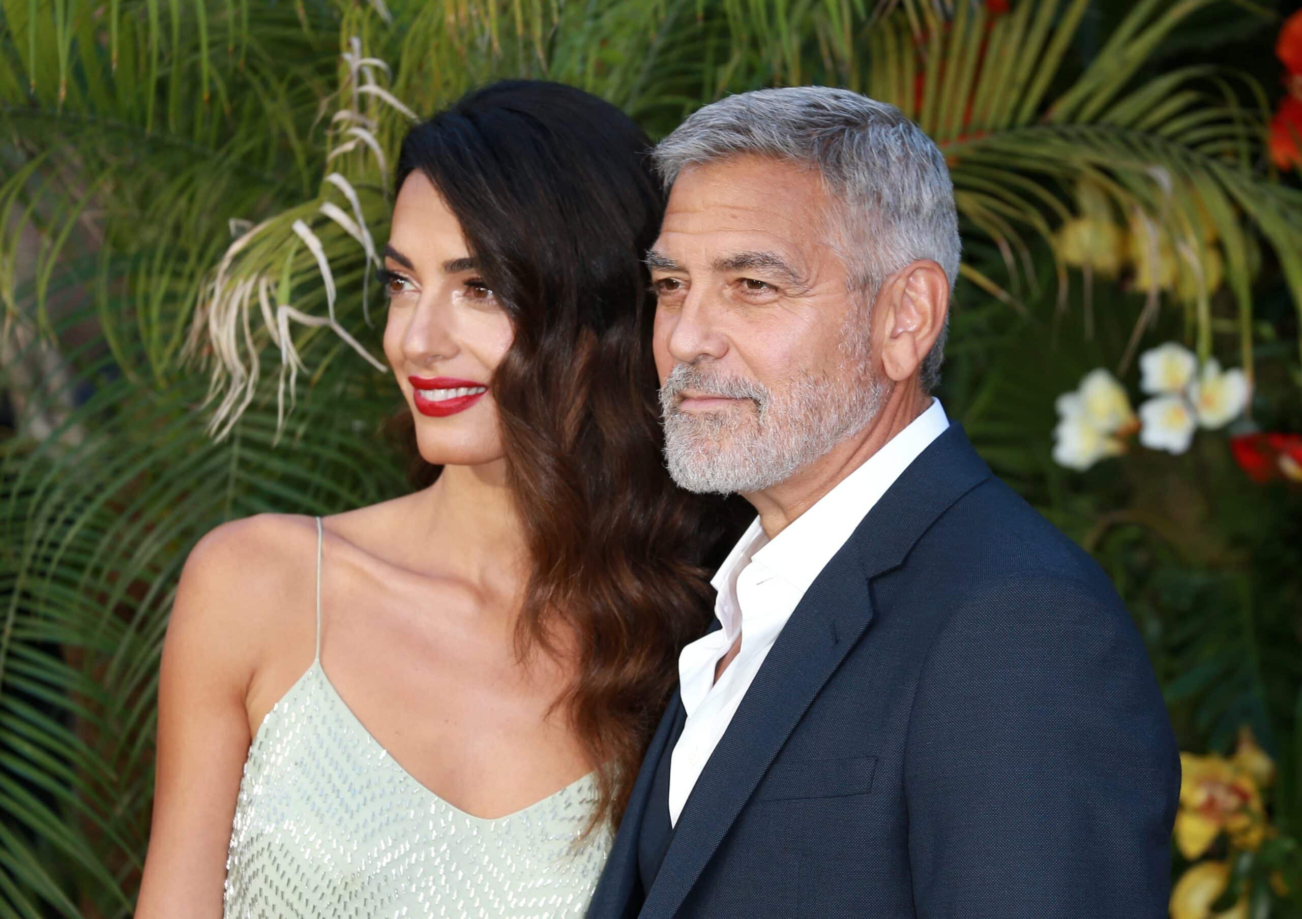 London, United Kingdom - September 07, 2022: George Clooney and Amal Clooney attend the "Ticket To Paradise" World Premiere at Odeon Luxe Leicester Square in London, England.