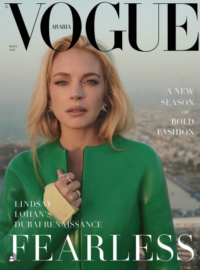 Her Glow-Up ‘Needs to Be Studied’: Lindsay Lohan’s Vogue Arabia Cover Has Fans Stunned
